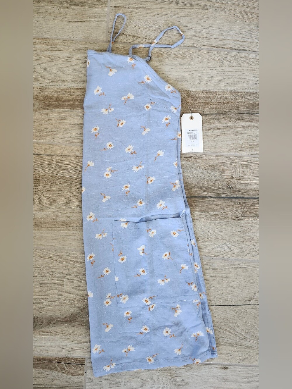 Billabong Straight Round Blue Floral Dress Size L/12